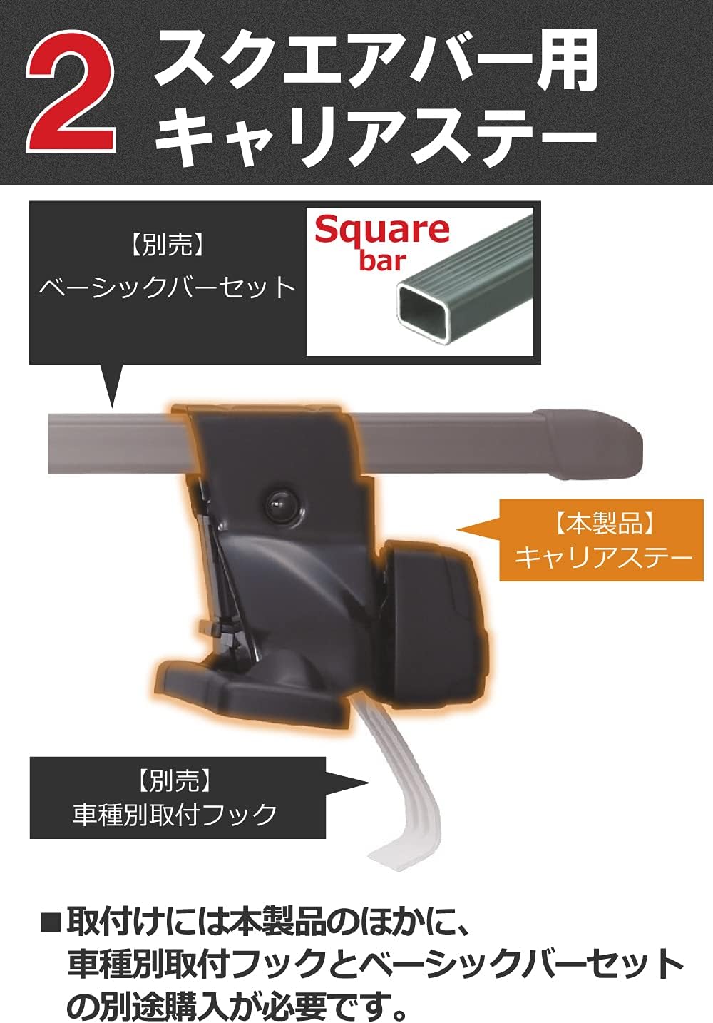 Кронштейн для крепления на крыше Carmate Inno Square Base с гладкой крышей для N Box / Freed / Delica D: 5 / Prius / Probox / Shuttle и т.д. Базовое крепление Базовое крепление с регулировкой крутящего момента, Ключ, Стопорная гайка, система фиксации несущей крыши, Основание несущей крыши, Квадратное основание, фиксатор (для гладкой крыши), фото 7