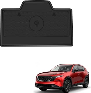 新型cx-5 に対応 アクセサリー KM系 カスタムパーツ センターコンソール車専用ワイヤレス充電トレイマット 3代目 cx5 アクセサリー 専用 内装グッズ