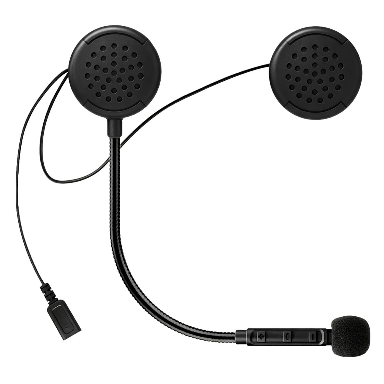 NikoMaku Thin Motorcycle Helmet Headset, Bluetooth 4.0 Intercom (High Sound Quality, Japanese Instruction Manual), Hands-free Motorcycle Speaker, Earphone with Microphone, For Music/Audio Control/Calls, Safe & Convenient for Use
