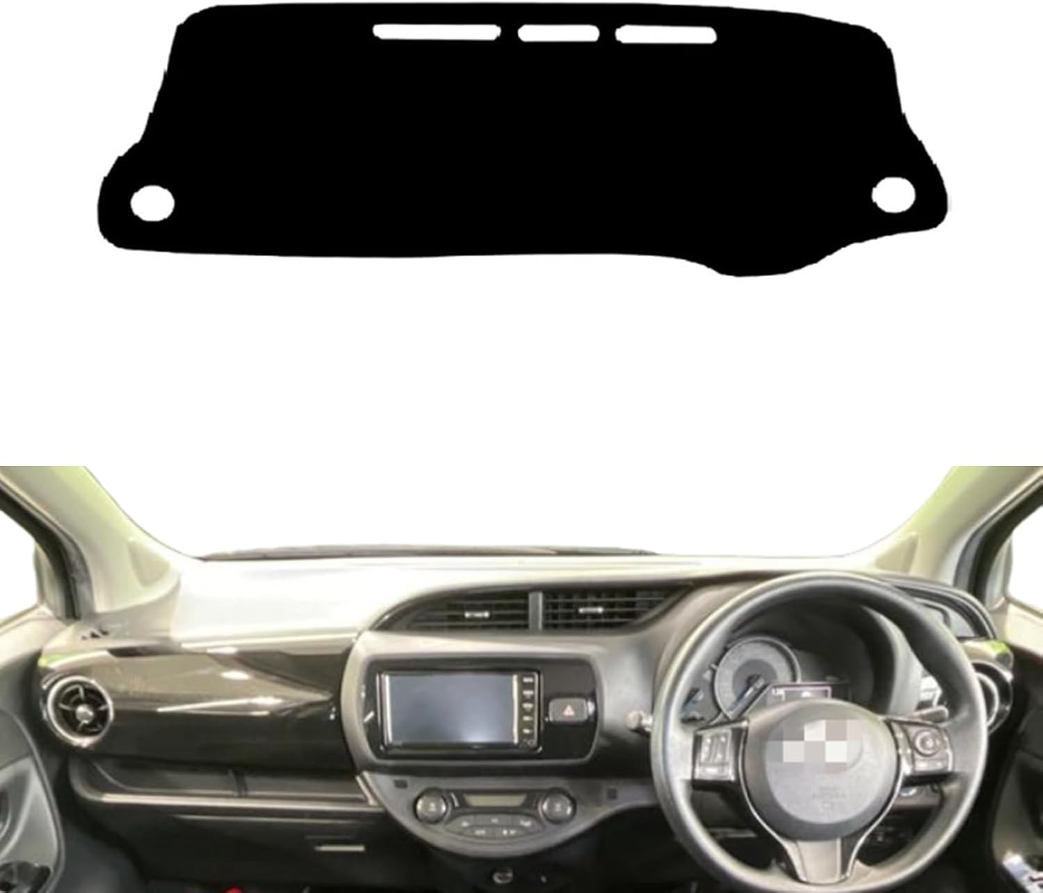 Специальный коврик для приборной панели Toyota Vitz серии 130, Крышка приборной панели, Фланелевый материал, Автомобильные принадлежности, Простая установка, Серия 130, фото 7