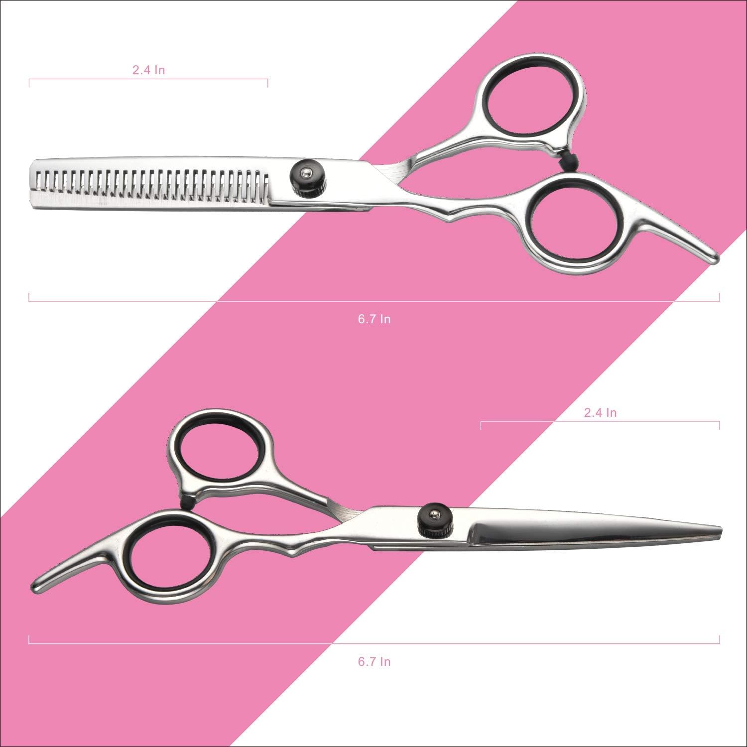 Ножницы для стрижки волос Senning Scissors - Профессиональный парикмахер Fcysy, Острые ножницы для волос, Набор парикмахерских ножниц, Аксессуары для стрижки волос с кожаным футляром для укладки, Стрижки для женщин, мужчин, для домашних животных, Машинка для стрижки волос, Машинка для стрижки волос, Мужская машинка для стрижки волос, Мужская машинка для стрижки волос, Мужская машинка для стрижки волос, Мужская машинка для стрижки волос, Мужская машинка для стрижки волос, Мужская машинка для..., фото 2