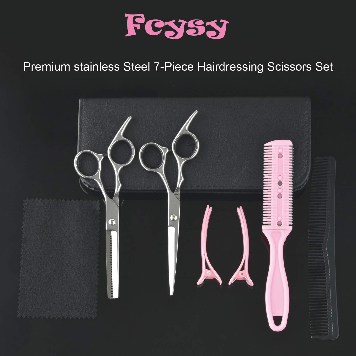 Ножницы для стрижки волос Senning Scissors - Профессиональный парикмахер Fcysy, Острые ножницы для волос, Набор парикмахерских ножниц, Аксессуары для стрижки волос с кожаным футляром для укладки, Стрижки для женщин, мужчин, для домашних животных, Машинка для стрижки волос, Машинка для стрижки волос, Мужская машинка для стрижки волос, Мужская машинка для стрижки волос, Мужская машинка для стрижки волос, Мужская машинка для стрижки волос, Мужская машинка для стрижки волос, Мужская машинка для..., фото 6