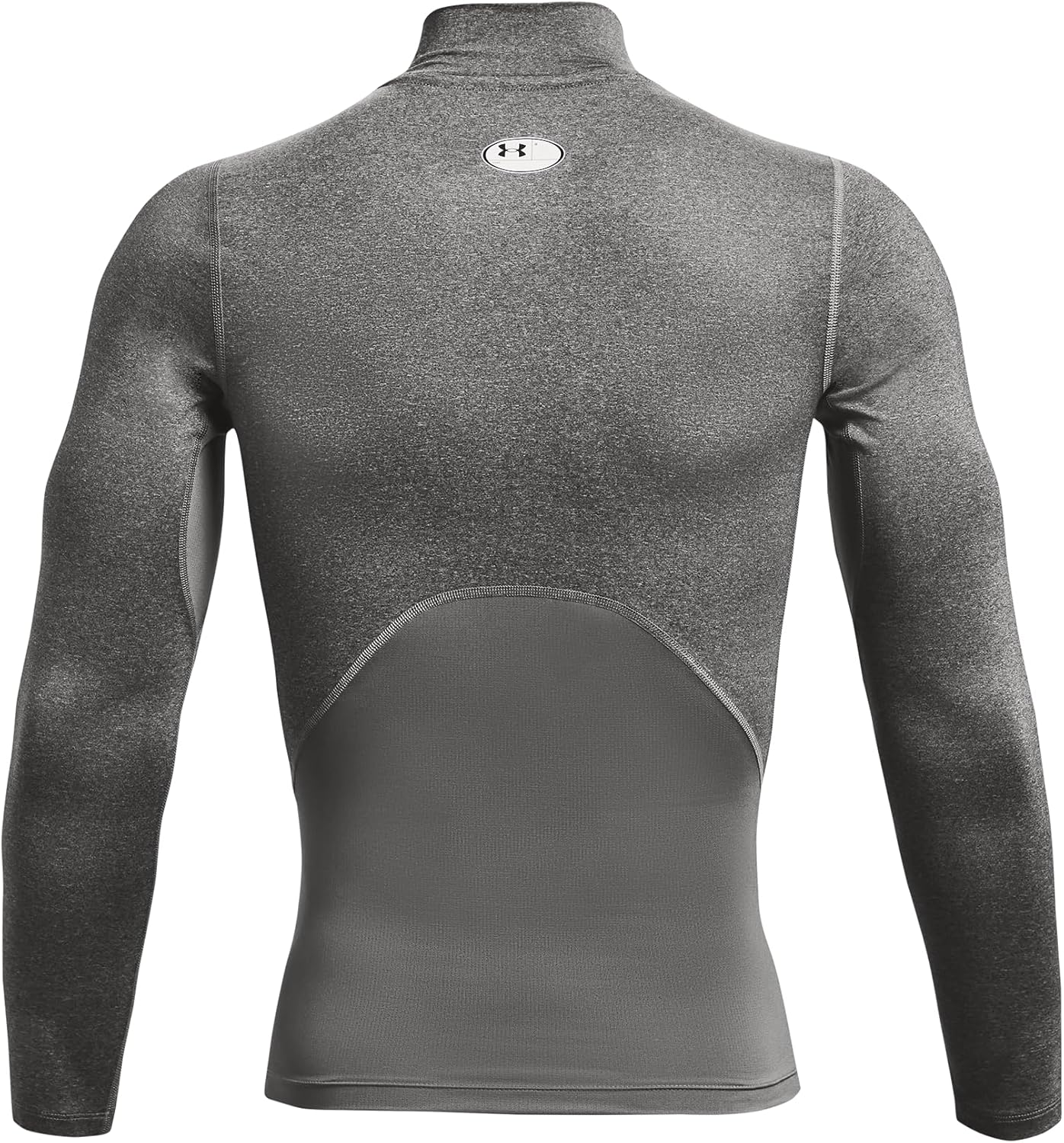 Under Armour Базовый слой UA Heat Gear Armor — компрессионная лонгслив-майка с высоким воротником, мужская, 3 XL, цвет carbon heather black, фото 3