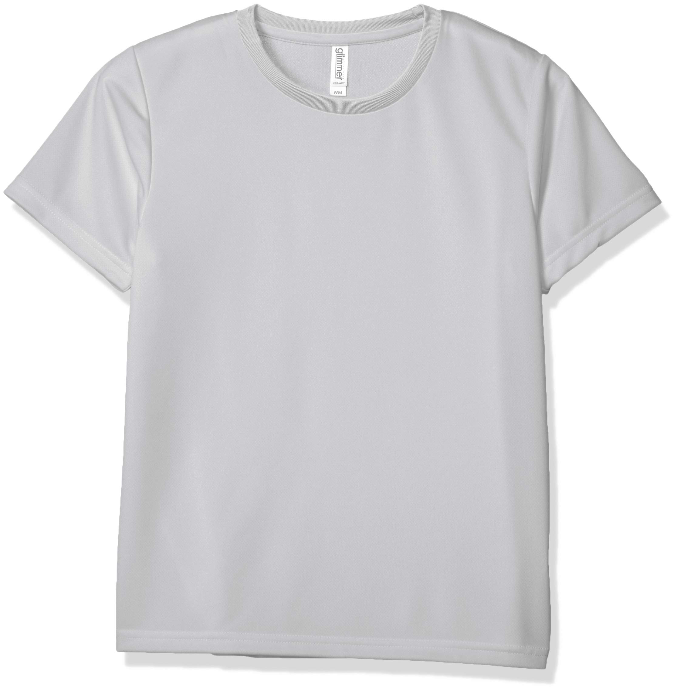 [グリマー] 半袖 4.4oz ドライTシャツ (クルーネック) 00300-ACT L シルバーグレー