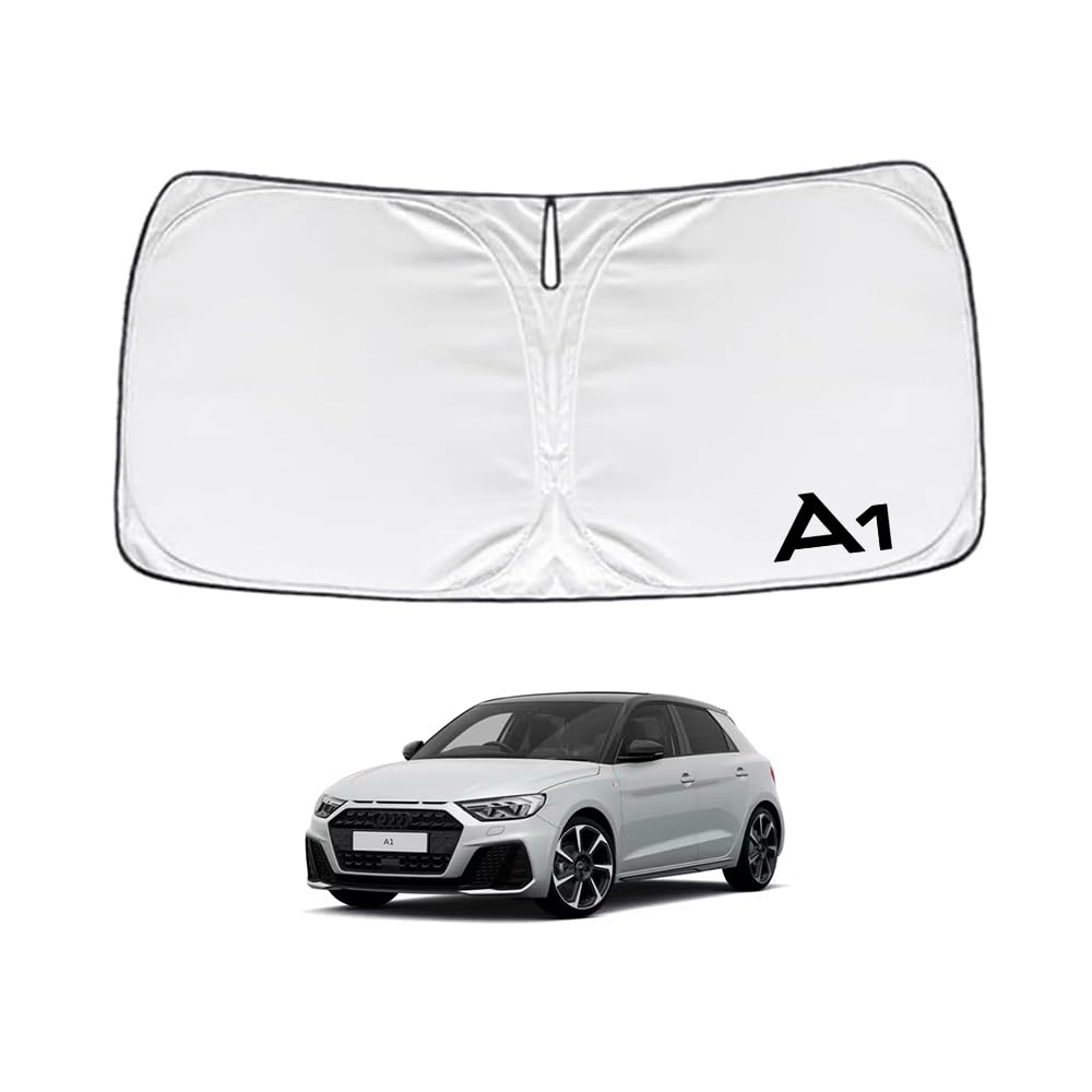 アウディ A1スポーツバック GB 2019年11月～現行 車種専用設計 サンシェード 車 フロント さんしぇーど 暑さ対策 日除け 遮熱 遮光 uvカット 紫外線遮蔽 折り畳み式 収納ポーチ付き 取付簡単 保護パーツ