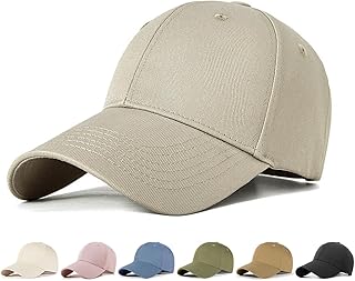 WindTour キャップ レディース 帽子 日焼け防止 キャップ uvカット 帽子 コットン100％ 56~59cm 無地 大きいサイズ 夏用 きゃっぷ 野球帽 シンプル サイズ調整 スポーツ/ゴルフ/自転車/釣り 春秋冬