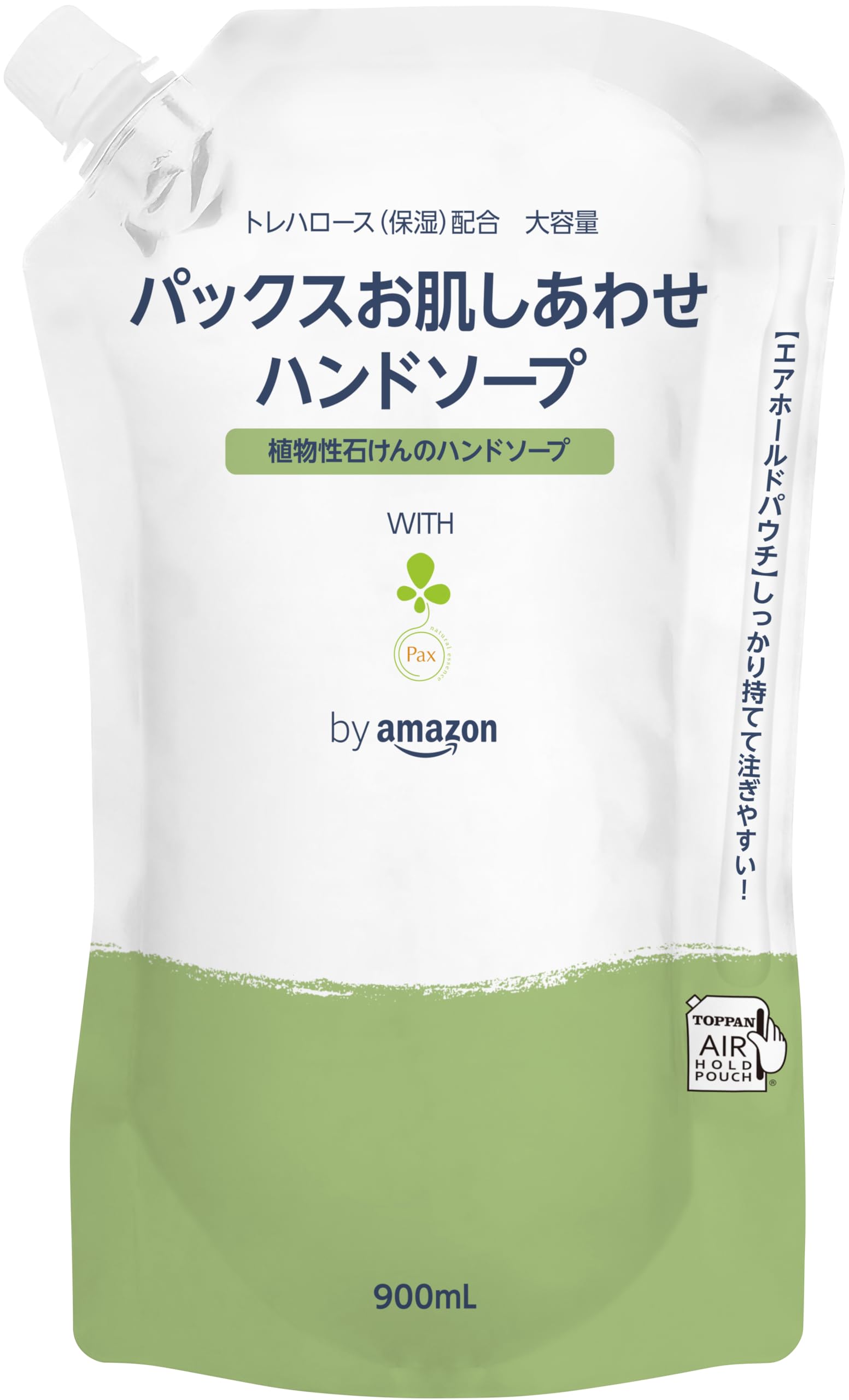 by Amazon Large Capacity Pax Skin Happiness Hand Soap, Foam Type, 900mL
