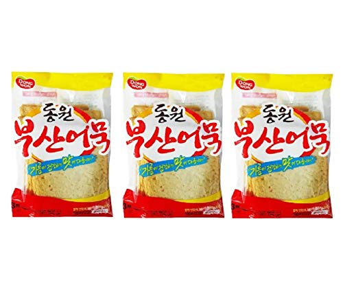 『DONG WON』Busan Square Oden (500gX3 bags) Korean Oden