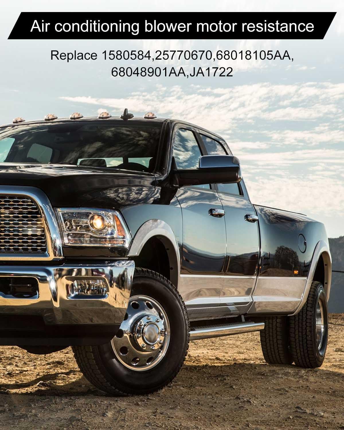 Резистор двигателя вентилятора для Dodge Chrysler Jeep Wrangler Compass Patriot Ram 2011-2019 Замена резистора обогревателя автомобильного кондиционера 68018105AA 580584 25770670670 68048901AA JA1722, фото 5
