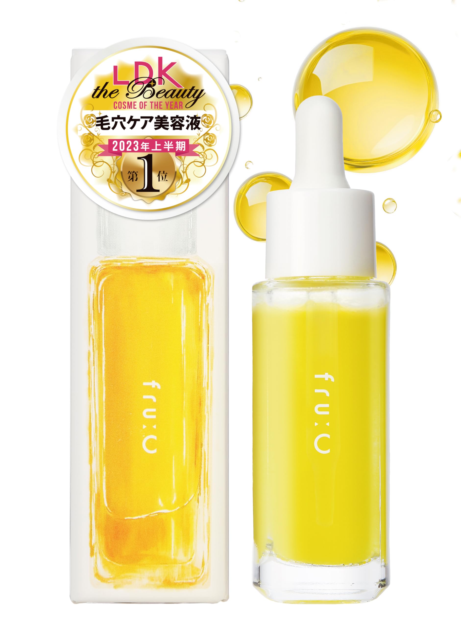 【Amazon Exclusive Edition】fru:C Fru:C Vitamin C Skin Serum 【Achieving LDK's Highest Poreless Effect】White C Capsule that also enhances clarity Amazon Limited Edition