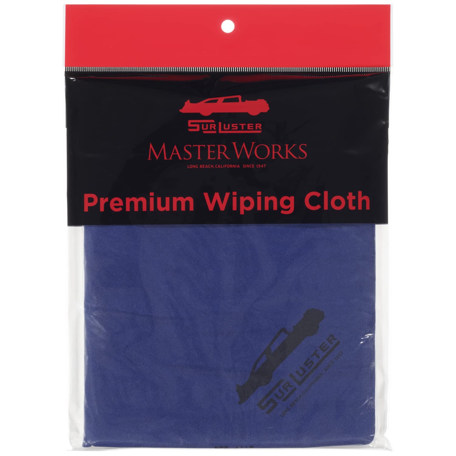 SurLuster Premium Wiping Cloth Car Wash Cloth Absorbent Cloth Towel for Car and Bike Durable Coating Application Approx. 27.2 inches × 16.9 inches SL-006 69 cm × 43 cm
