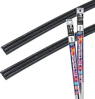 PIAA(ピア) ワイパー替えゴム車種専用セット 【スーパーグラファイト】 天然ゴム仕様 2本入 (650mm + 350mm) ホンダ フィット フィットハイブリッド シャトル グレイス 他 AMRRG012