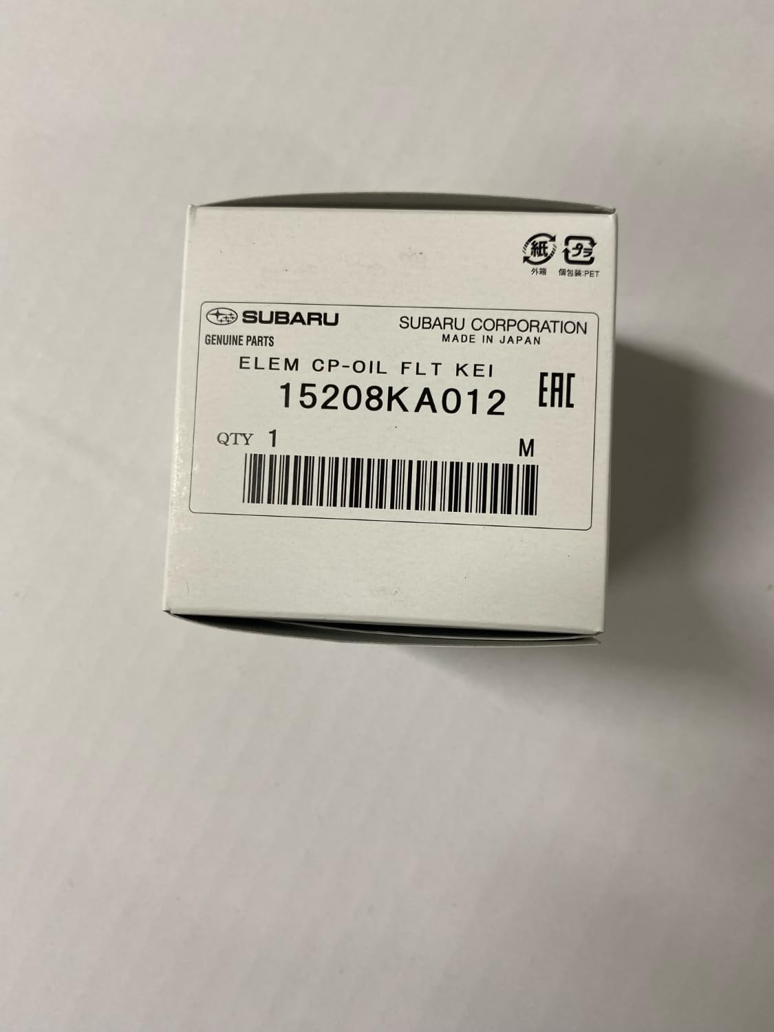 Оригинальные запчасти SUBARU Масляный фильтр в комплекте Номер модели 15208KA012, фото 7