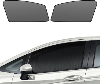 BLUESEATEC ホンダ フィット GK3/4/5/6 GP5/6 遮光 メッシュカーテン マグネット式 サンシェード H25.9-R2.2 サイド用 運転席 助手席 日除け 2枚