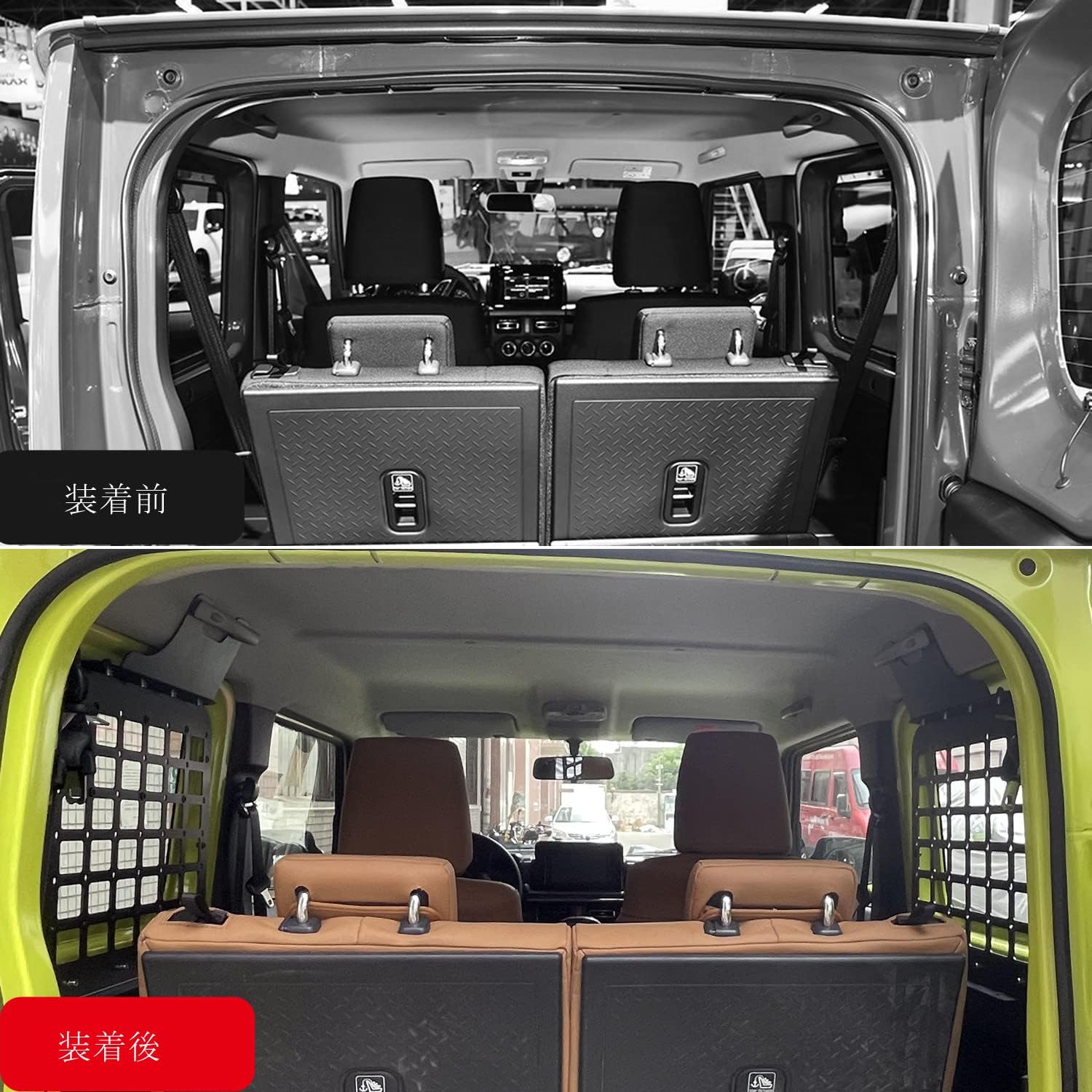 【Deesse 】Suzuki Jimny JB64 Jimny Sierra JB74 2018,6 месяц ~ соответствует требованиям Задняя стойка багажник стеллаж для хранения расширение полки Многофункциональное использование пространства Без обработки простая установка Подвесное хранилище из алюминиевого сплава Детали интерьера Аксессуары (боковая рама), фото 2