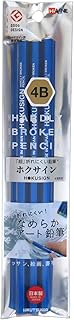 クツワ(Kutsuwa) HiLINE 鉛筆 ホクサイン 4B 3本セット PA019