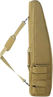 WXQガンケース 狩猟銃用 600Dナイロン製 太い釣り竿バッグオーガナイザー 多機能防水ガンバッグ