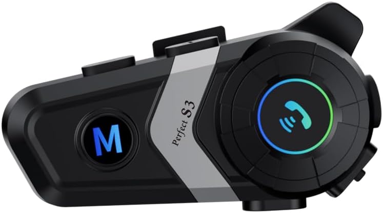 【Новинка 2025 года выпуска и второе поколение】 Мотоциклетный домофон Bluetooth 5.3 с качеством звука HIFI, совместимый с мотоциклетным шлемом, Водонепроницаемый IPX7, Мотоциклетные наушники, Автоматический вызов серебристого цвета, фото 9