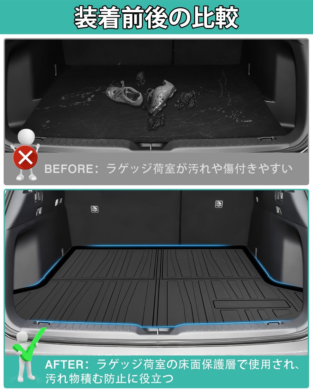 Коврик для багажа Mazda CX-5 серии KF, Коврик для багажника, 3D-поддон для багажа MAZDA CX5, 3D-коврик для багажа, Поддон для багажа CX-5, 1 шт., фото 5