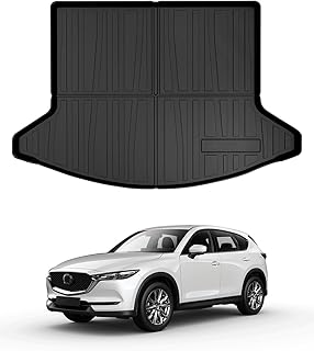 Mixsuper マツダ CX-5 KF系 ラゲッジマット トランクマット 3Dラゲージトレイ CX5 カーゴマット | カスタムパーツ,TPE材質,防水性,耐摩擦,耐汚れ,内装パーツ,1PCSセット