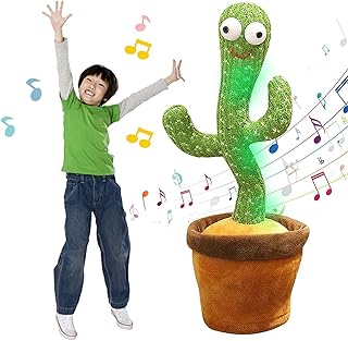 サボテン おもちゃ、踊る、歌う、録音、繰り返し話す、120曲の歌が付属しています、dancing cactus toy、誕生日 プレゼント、サボテンぬいぐるみ、お子様向けおもちゃ(USB充電タイプ)