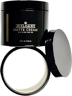 ジェイエススローン マットクリーム (ヘアクリーム / 118g / ナツメグ、グレープフルーツ、パチョリ、アンバー) ヘアワックス メンズ 水性 ワックス ミディアム 整髪料 ヘアクリーム ヘアバーム JS Sloane