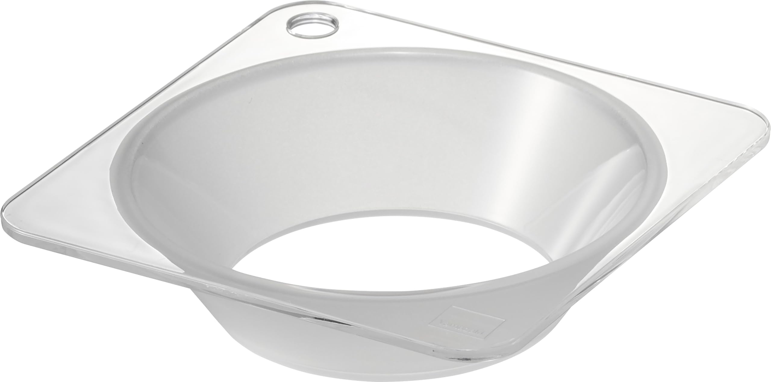 Yamazaki 11028 Funnel for Soup Jars, Clear, Body: W 3.9 x D 3.9 x H 1.0 inches (10 x 10 x 2.5 cm), Tower, Wide Mouth, Heat Resistant, Dishwasher Safe, Tritan, Spill Proof
