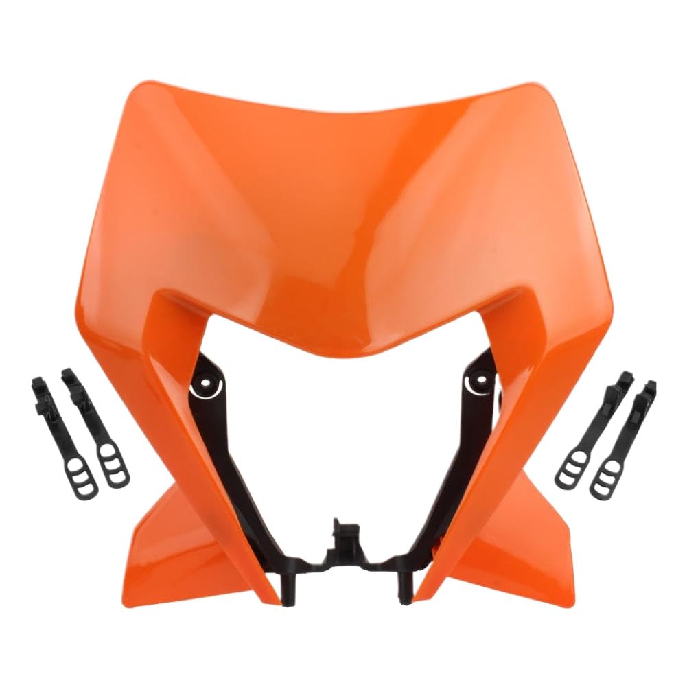 ヘッドライトプレート EXC 300 SX XC SXF XCF 125-500cc 2024 モデルに対応(Orange) オレンジ