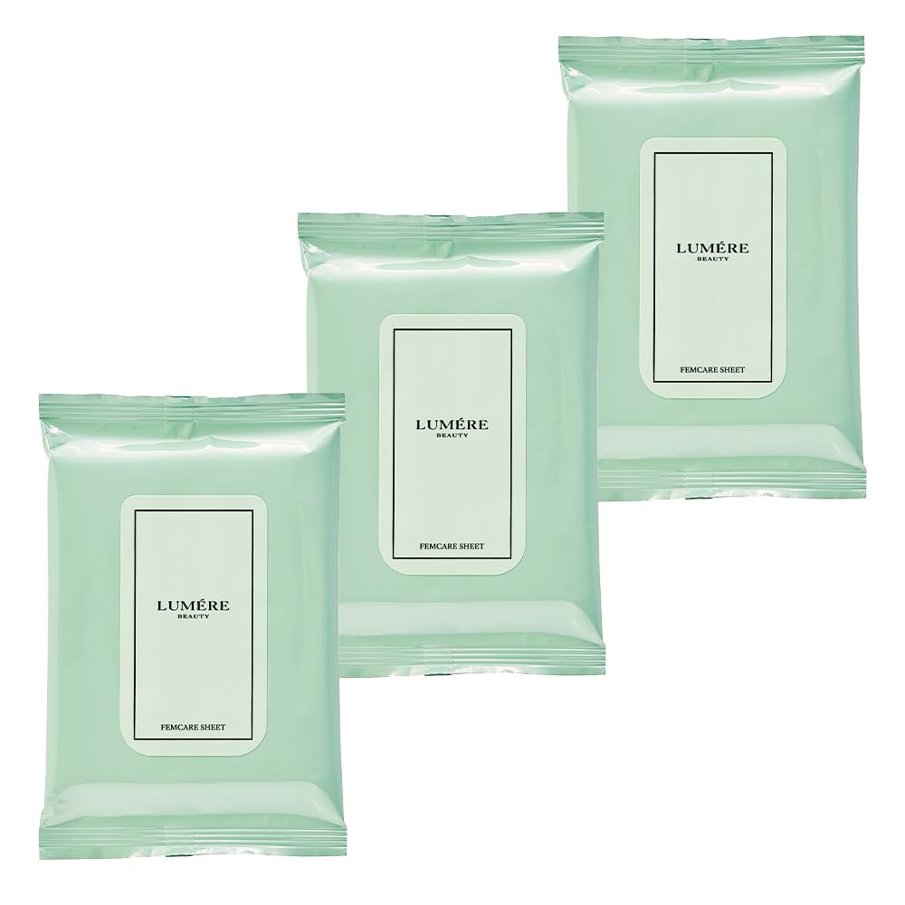 LUMÉRE Beauty Femme Care Sheets, 10 Sheets, Set of 3, Delicate Zone Sheets 10枚x3セット