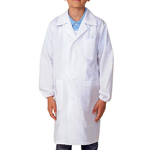 Tokyo White OP-121 Lab Coat, For Children, Elementary School Students, Single Examination Clothes, Laboratory Clothes, Medical Lab Coat 150