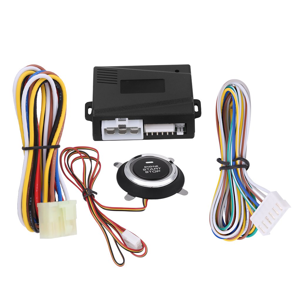 12V Car Engine Push Start Stop Button Ignition Remote Starter Universal One Click Start Easy Installation Convenient to Use