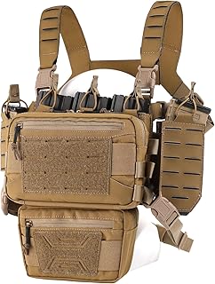 [VOTAGOO GEAR] タクティカルチェストリグ、サバゲーベスト、ペイントボール装備用戦闘チェストバッグ
