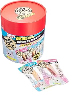 Figaro(フィガロ) 焼かつお 高齢猫用 バラエティ 36本 猫用おやつ