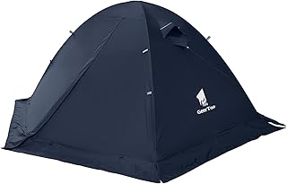 GEERTOP テント 2人用 ソロテント 軽量 4シーズン 二重構造 耐水圧5000MM 防水 登山 スカート付き 防寒 キャンプ バイク アウトドア ツーリング 冬用 簡単設営