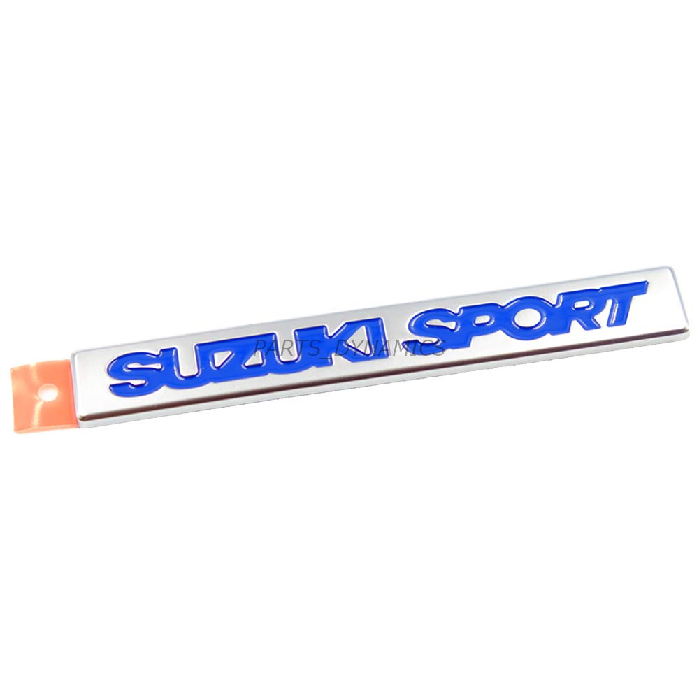 SUZUKI SPORT Emblem Vertical 0.47 inches x Horizontal 3.54 inches Overseas Suzuki Genuine Export Specification Suzuki Sport SUZUKI GENUINE PARTS