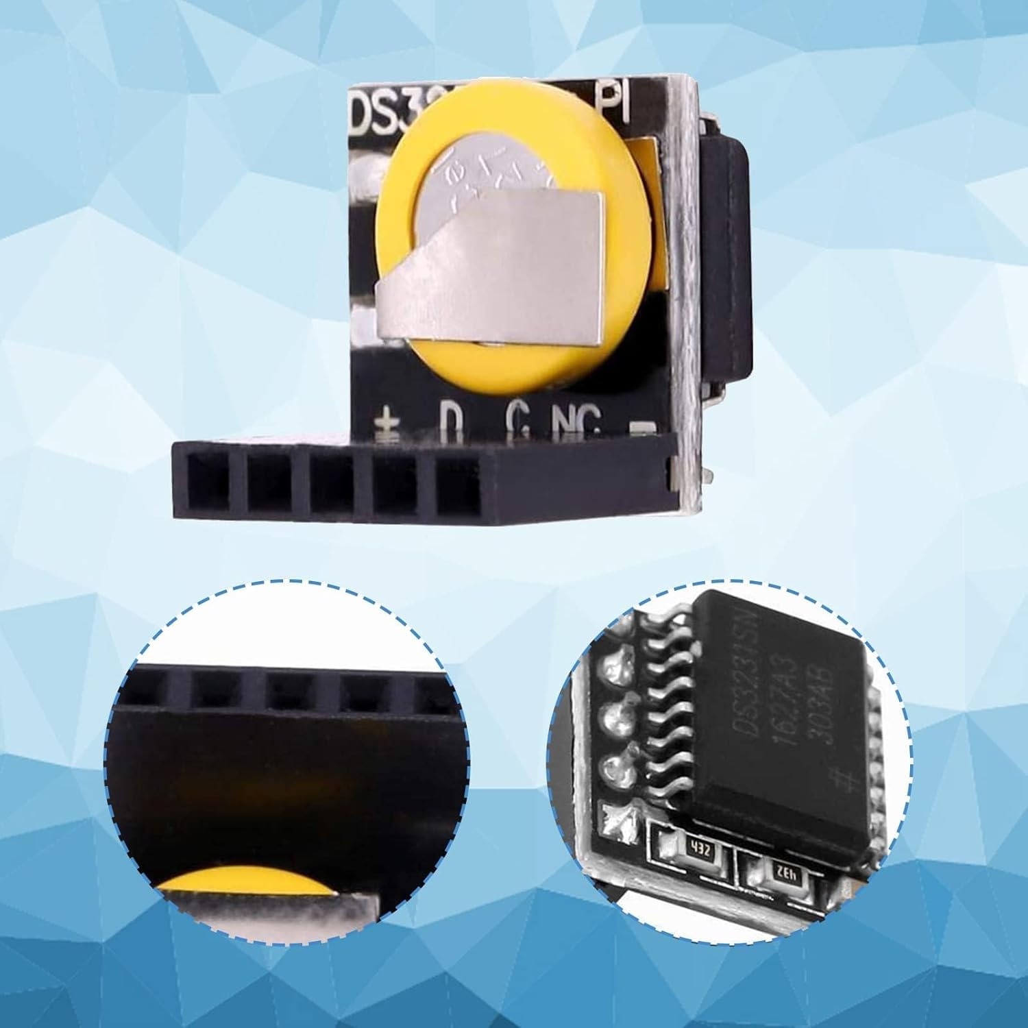 ARCELI 4шт DS3231 Высокоточный модуль памяти RTC-часов для Arduino, фото 3