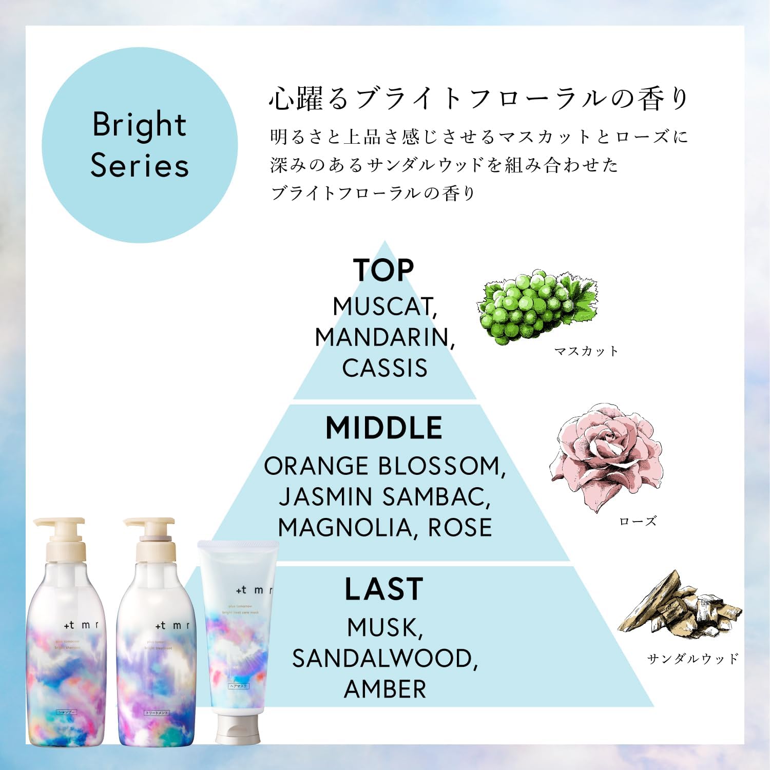 Плюс завтра + маска tmr Bright Heat Care Mask < Упаковка для волос > 145 г + Образец средства для ухода за поврежденными волосами с протеиновым защитным покрытием High damage repair Маска-ополаскиватель для волос, фото 4