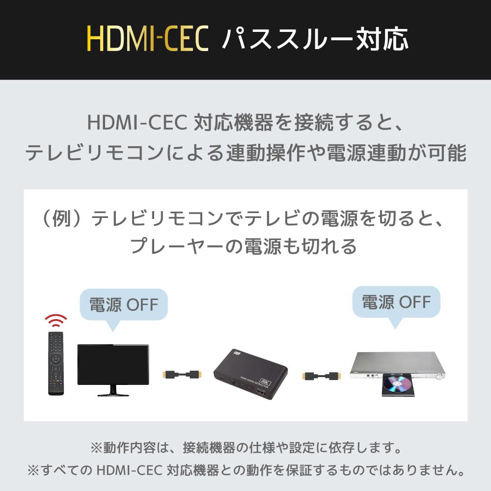 RATOK SYSTEM 8K 60 Гц 4K 120 Гц 144 Гц, совместимый с ARC HDMI аудиоразветвитель RS-HD2HDA-8K HDMI 2.1 Оптический цифровой аудиоразветвитель PS5, фото 12