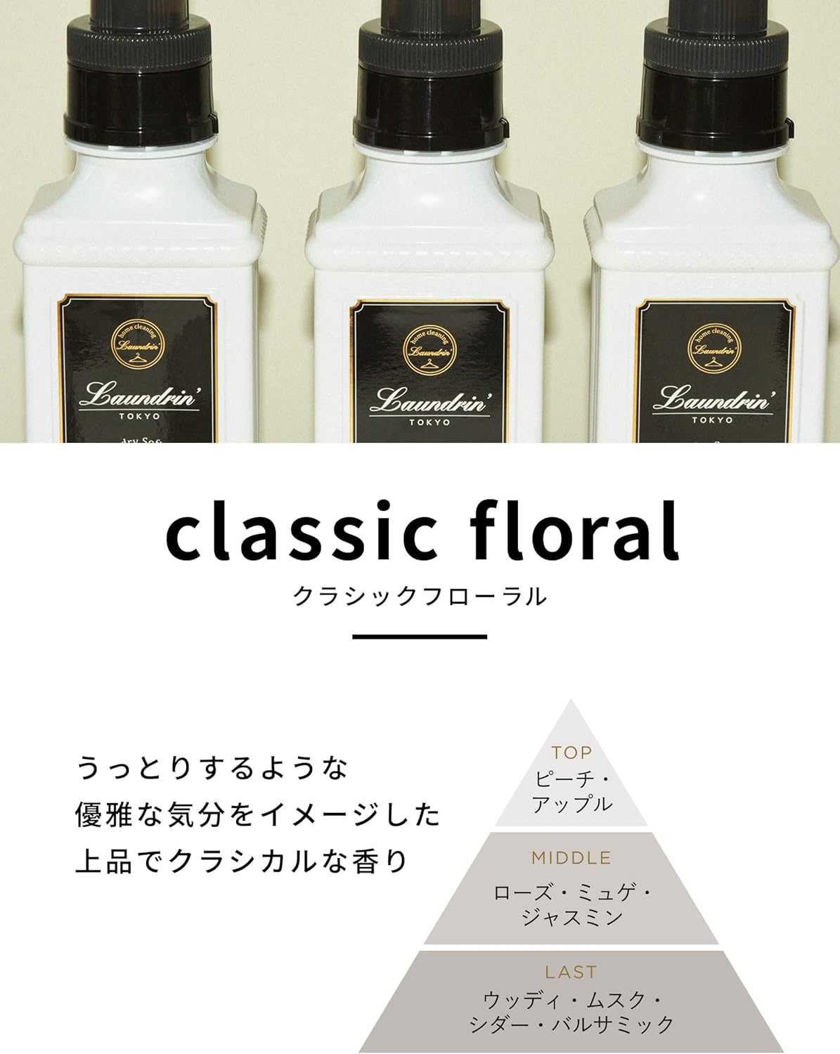 Кондиционер для белья большой емкости Classic Floral многоразового использования 4x размера 1920 мл, фото 2