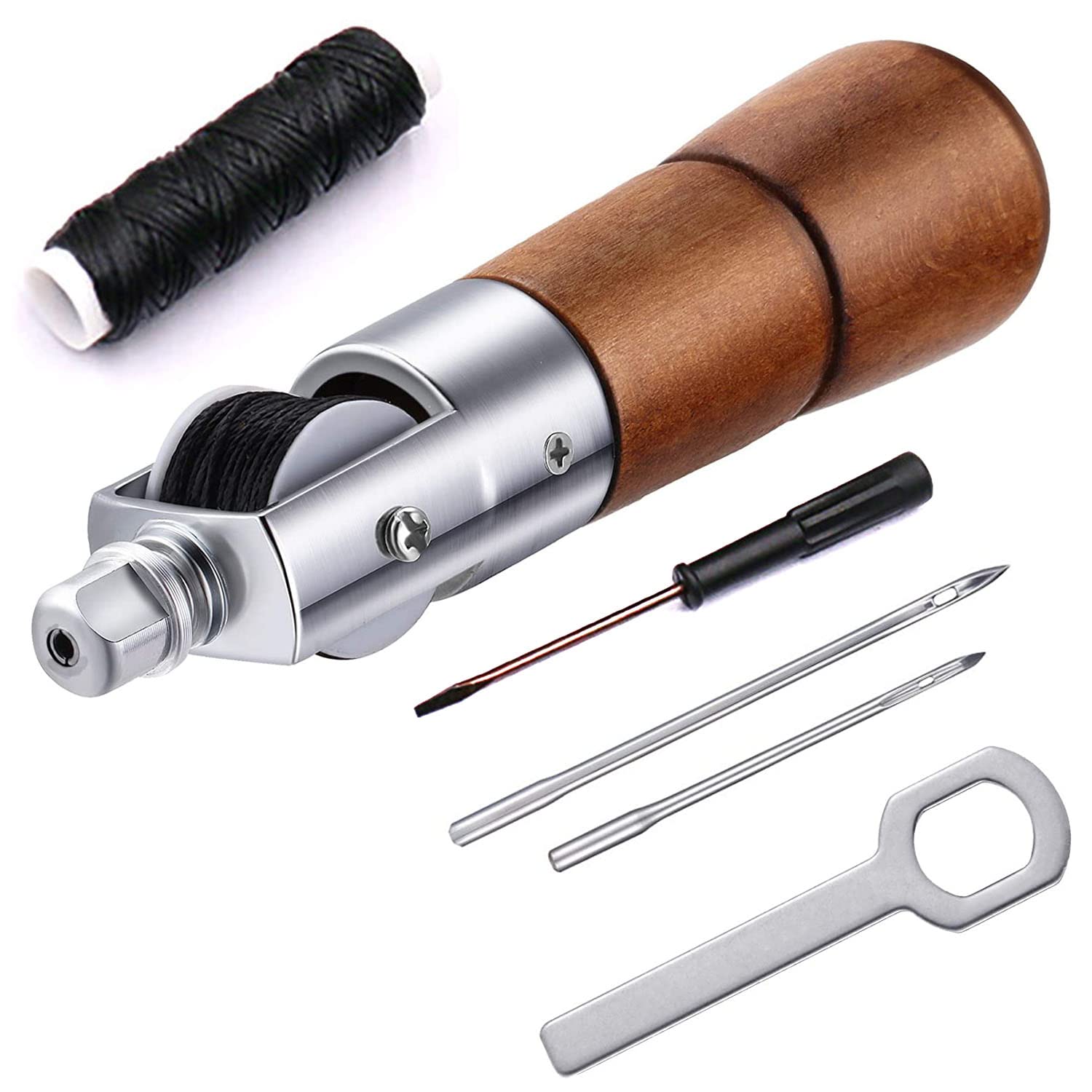 Leather Craft Needles, Hand Sewing, Speedy Stitcher, Hand Sewing Machine, One Hand Sewing Machine, Sewing Needles Set, 2 Needles, Leather Sewing Machine Needles, Leather Tools, Leather Craft, Sewing Needles, Convenient (Single Item)