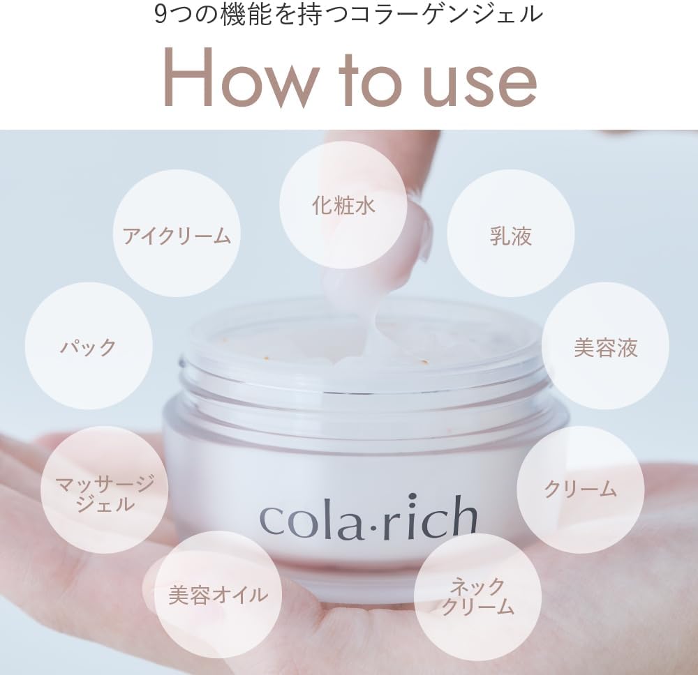 9 видов коллагена Cue Psycholarich EX Brightening Lift Gel 55 г (Универсальный гель Увлажняющий крем с коллагеном "Все в одном" В рейтинге популярности Подарочный подарок по уходу за кожей), фото 5