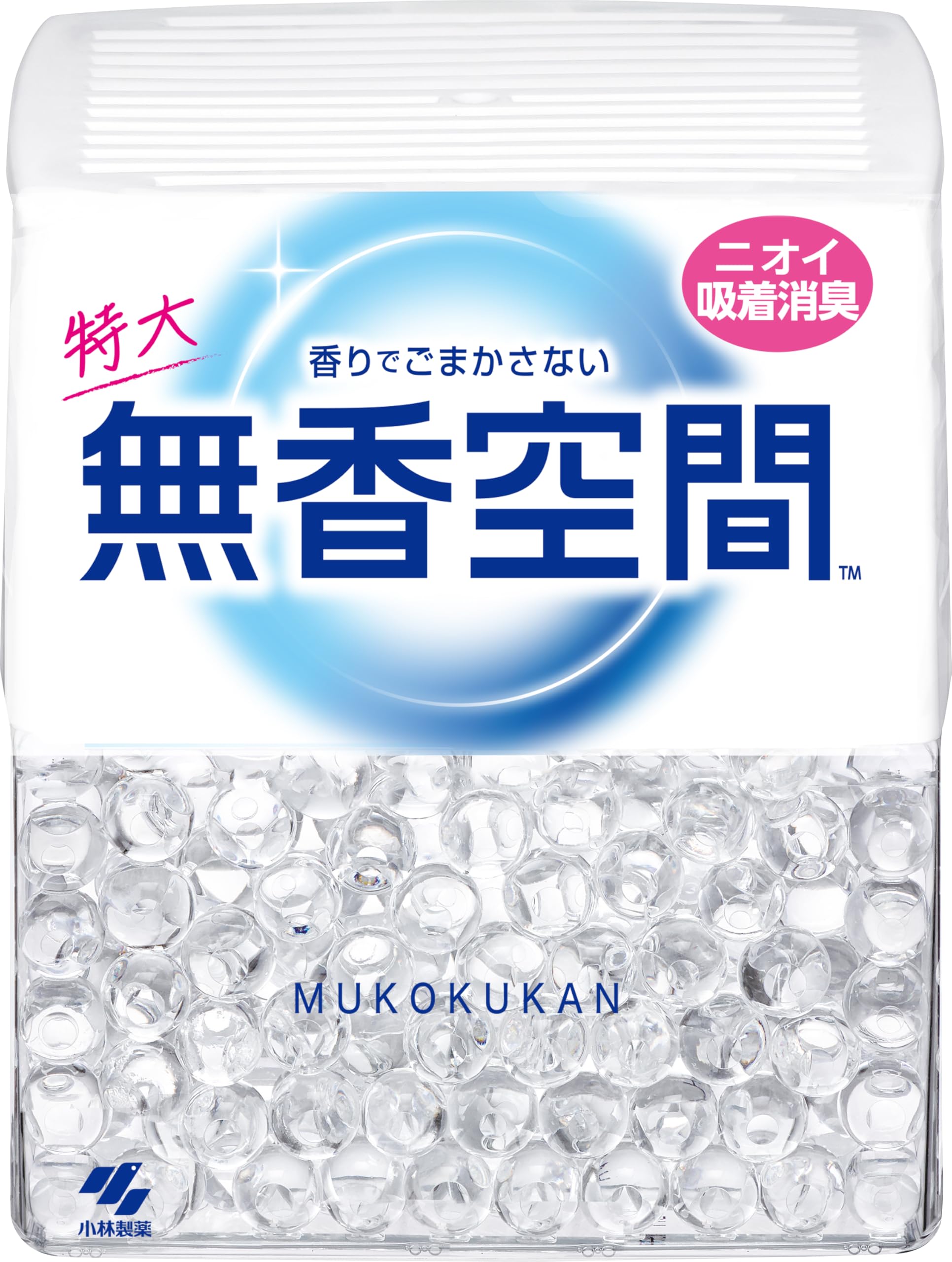 Kobayashi Pharmaceutical Unscented SpaceTM Extra Large Standing Type Deodorizer (Deodorizing Beads), Unscented, Main Unit, 22.2 oz (630 g) Main unit: 22.2 oz (630