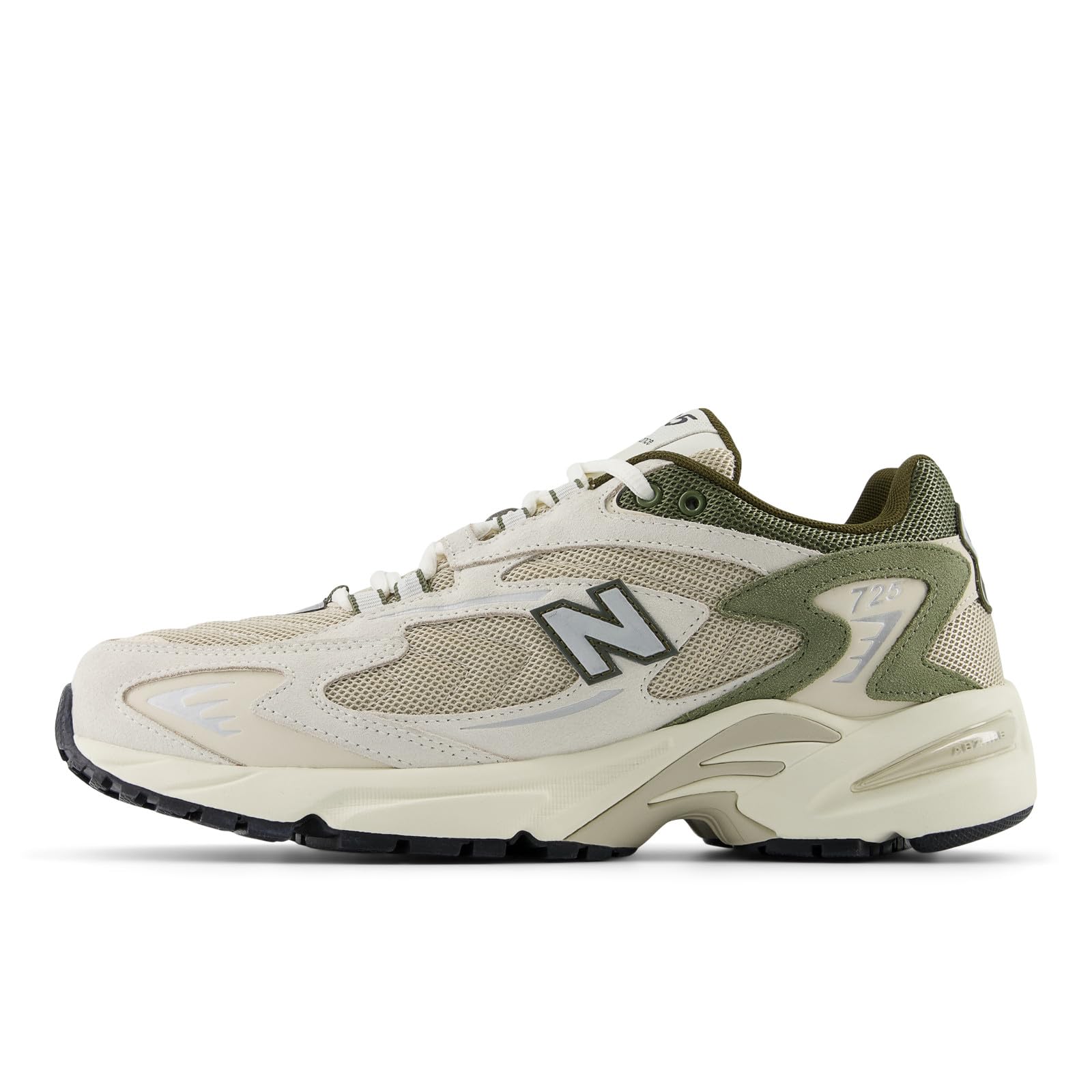 new balance(ニューバランス) ユニセックス大人 725 (ML725) 現行モデルスニーカー 22.0 cm D CJ(WHITE/KHAKI)