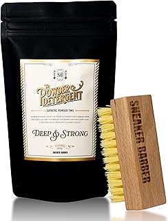 SNEAKER BARBER 靴用強力粉クリーナー Supreme Powder Two ブラシセット オカポン 頑固汚れ 水洗い 上履き スニーカー
