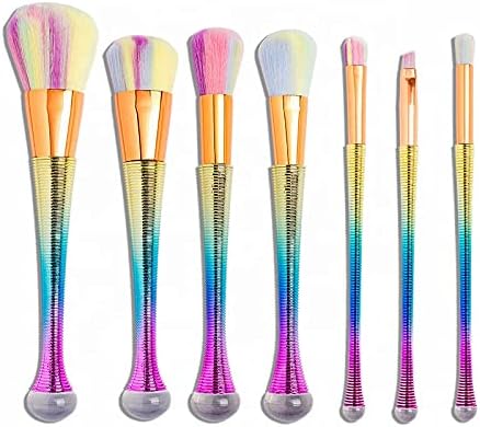 Набор кистей для макияжа Lollipop из 7 предметов, набор симпатичных кистей для макияжа, Портативные косметические инструменты для девочек, женская косметическая кисть для консилера (7 шт. в упаковке), фото 2
