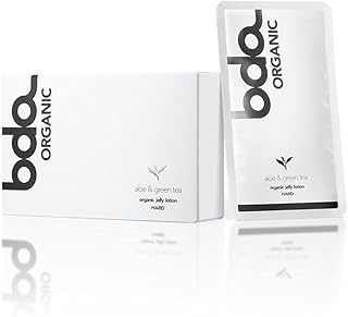 bda ORGANIC オーガニック ジェリーローション ハード アロエ＆グリーンティ 無香料 カード型 10g×5枚入り 携帯用 無臭 無味 高保湿 水溶性 潤滑ローション 高粘度タイプ 日本製 たかくら新産業