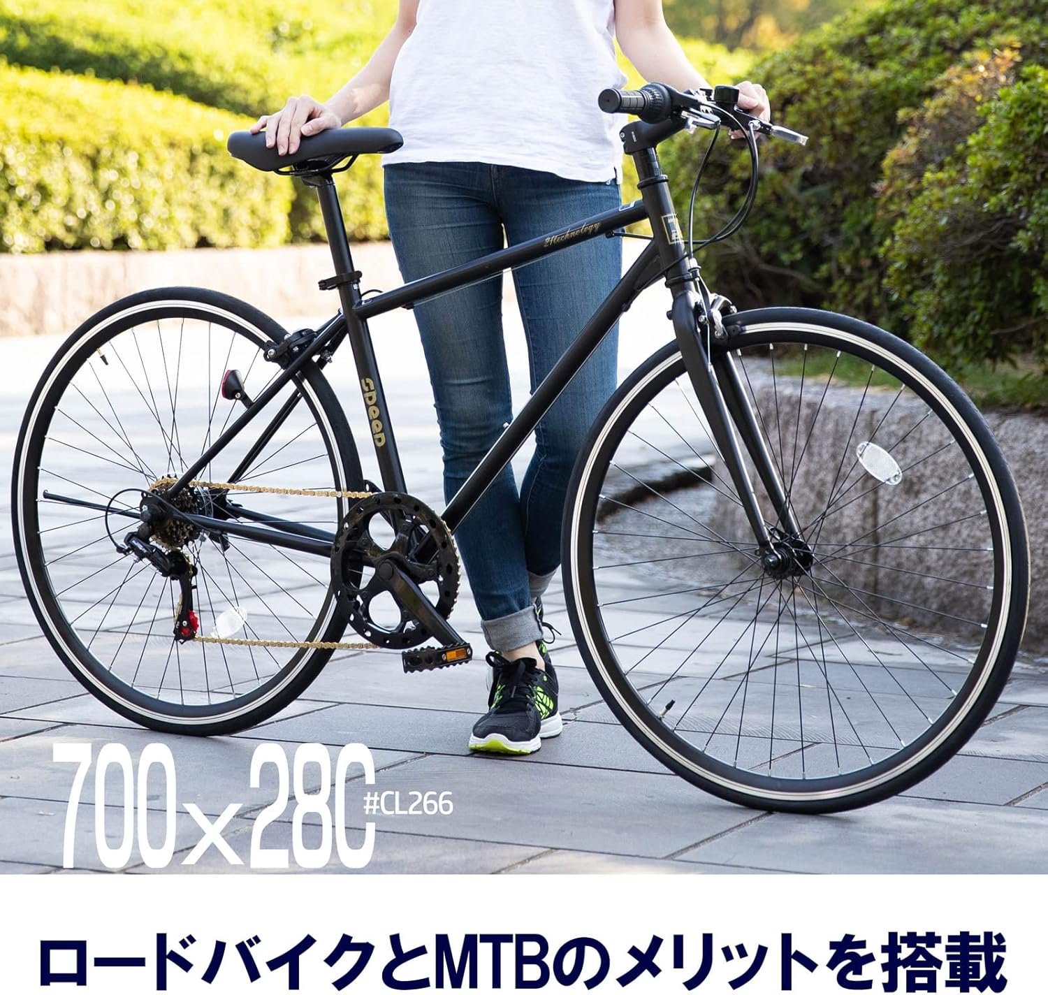 Велосипед 21Technology CL266 Cross Bike, шина 700 x 28c, 6-ступенчатая коробка передач Shimano, переключатель скоростей, Плоский руль, фото 2