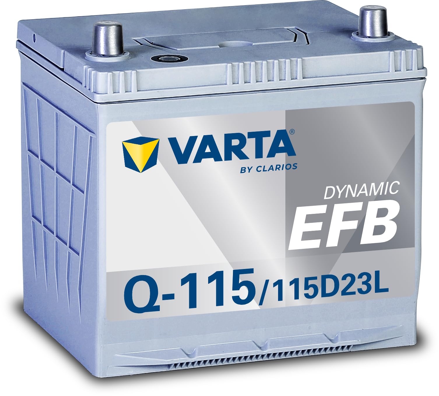VARTA Dynamic EFB Q-115/115D23L Battery for Domestic Car Idling Stop Cars, Charging Controlled Cars, Standard Vehicles New Model (Dynamic EFB) Q-115/115D23L