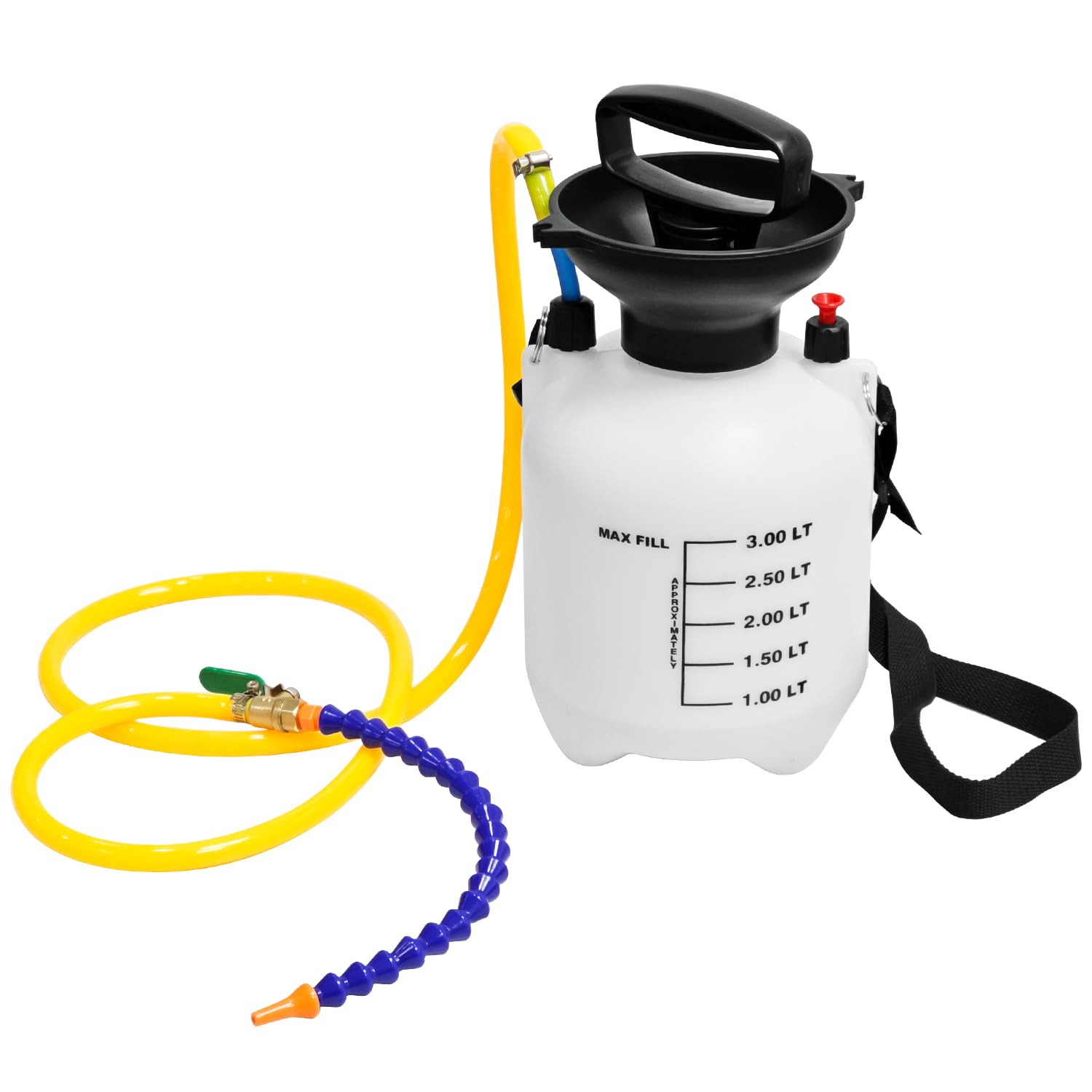 Transmission Oil Change Manual Pump Pneumatic 3L Automotive Transmission Fluid Pump Oil Refilling ABS Mission Oil Changer Car Maintenance Tools Lightweight Portable with Gooseneck