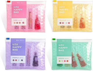 UZU BY FLOWFUSHI (ウズバイフローフシ) HAPPY BAG [PURPLE edition] 38°C/99°F UZUリップシリーズ 豪華4点セット 最大総額9,020円相当 リップ リップスティック 口紅 グロス リップケア 乳酸菌 無香料 日本製